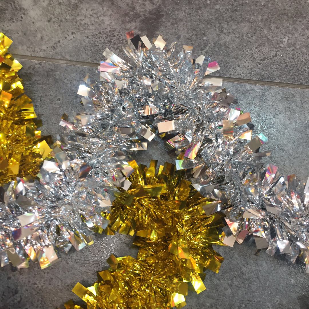 Christmas Decoration Festive Decoration Color Strip Pull Flower Manufacturers Direct Supply details Picture