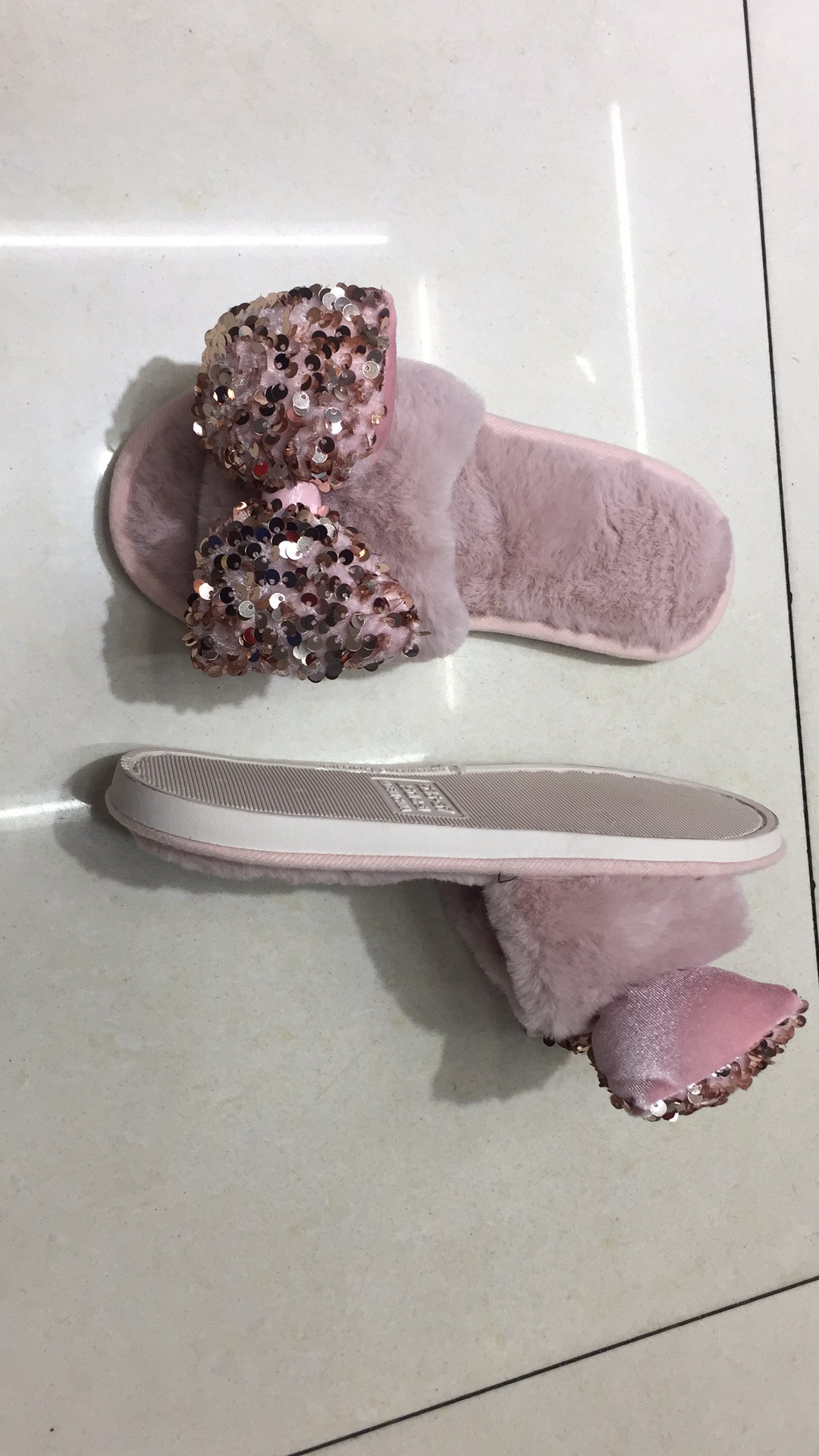 Pink Slippers Comfortable Soft Kids Shoes New Baby Shoes