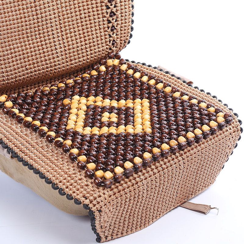 Wholesale of Four Seasons General car seat cushions, single-piece wooden beads, handcrafted bead seat cushions, ice bead seat cushions, customized seat cushions details Picture