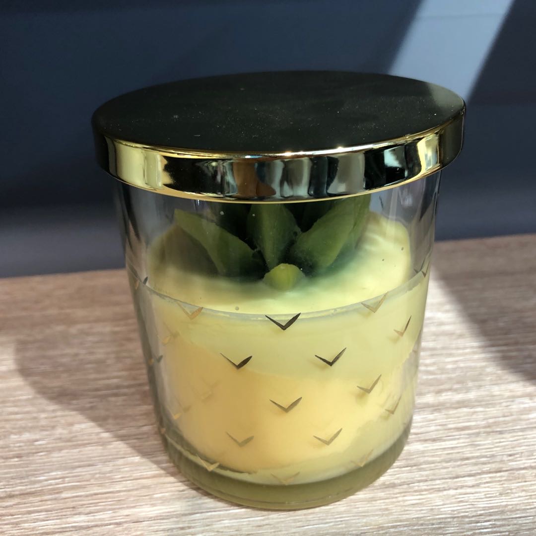 菠萝香薰蜡烛伴手礼盒套装送女友闺蜜生日结婚礼物