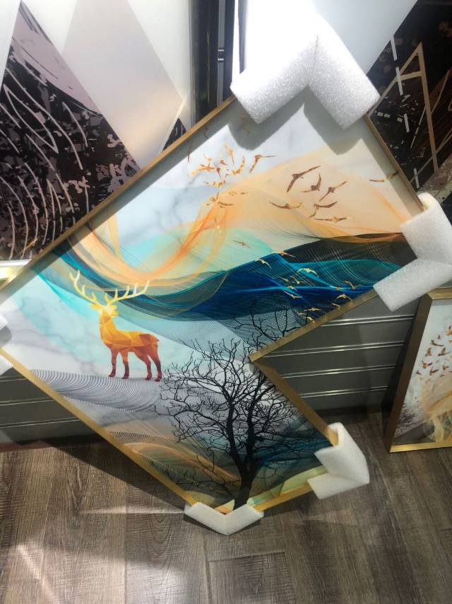 Lifan Painting Industry 60X60cm Special-Shaped Abstract Decorative Painting