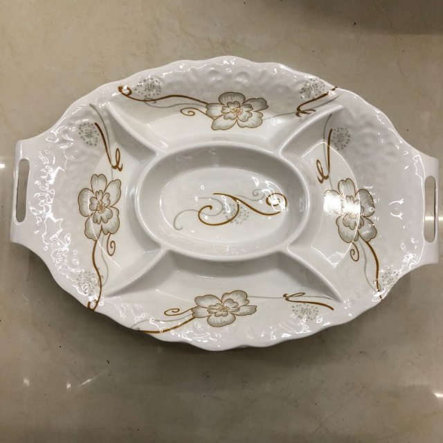 欧式美式陶瓷果盘创意家居高档水果碗装饰品摆件工艺品