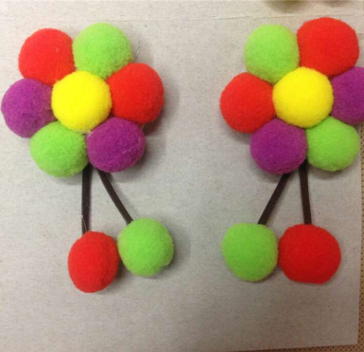 高弹毛球装饰配件配饰厂家直销细节图