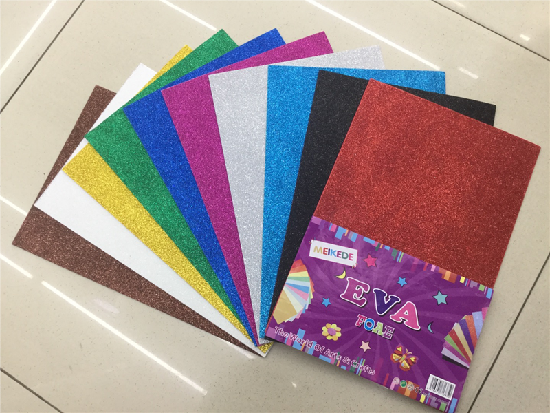 DIY materials and tools for making colored sponge paper and children's origami