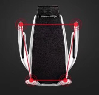 Car Wireless Charger Automatically Sensing The Car Air Outlet Inside The Car Navigation Support Frame Specification drawing