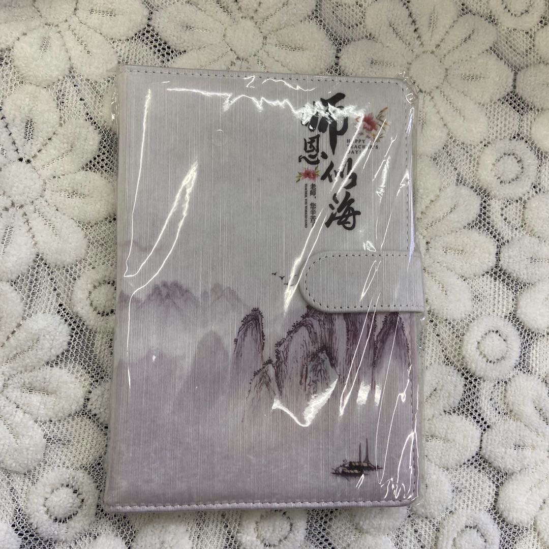 Spring View Printing Office Culture Paper Products Notebook Notebook Simple Creative High-Grade Business Notebook Notebook Small Fresh Diary