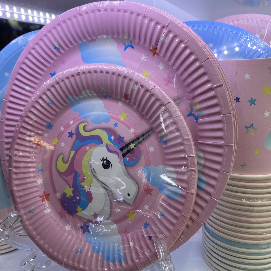 多彩小马驹蛋糕碟细节图