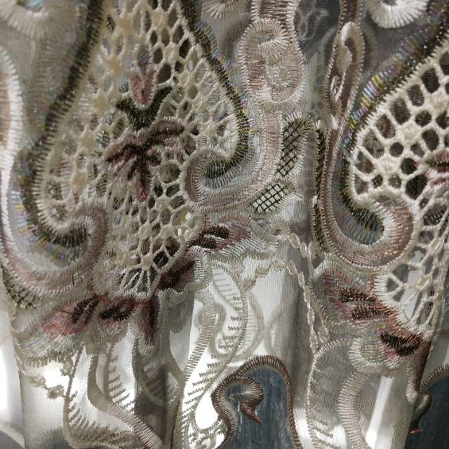 New Factory Direct Sales ----- Cheryl Hollow Embroidery Curtain details Picture