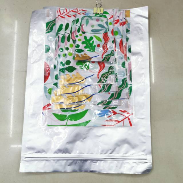 Multi-Specification Aluminium Film Bag Self-Sealing Environmental Food Bag Printed Packaging Bag