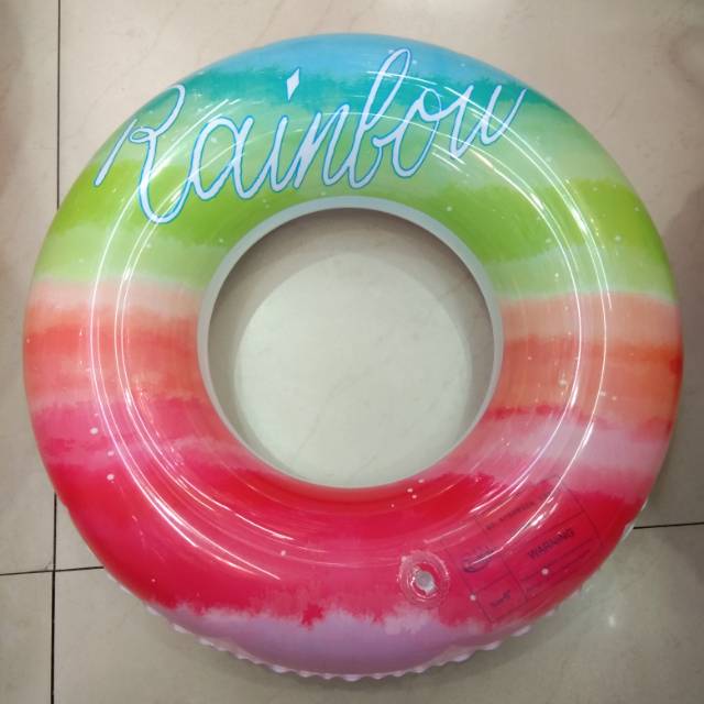 Factory direct sales of pvc children's colorful swimming rings and round life buoys wholesale