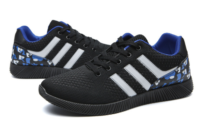 Small White 3M Reflective Shoes - Front View
