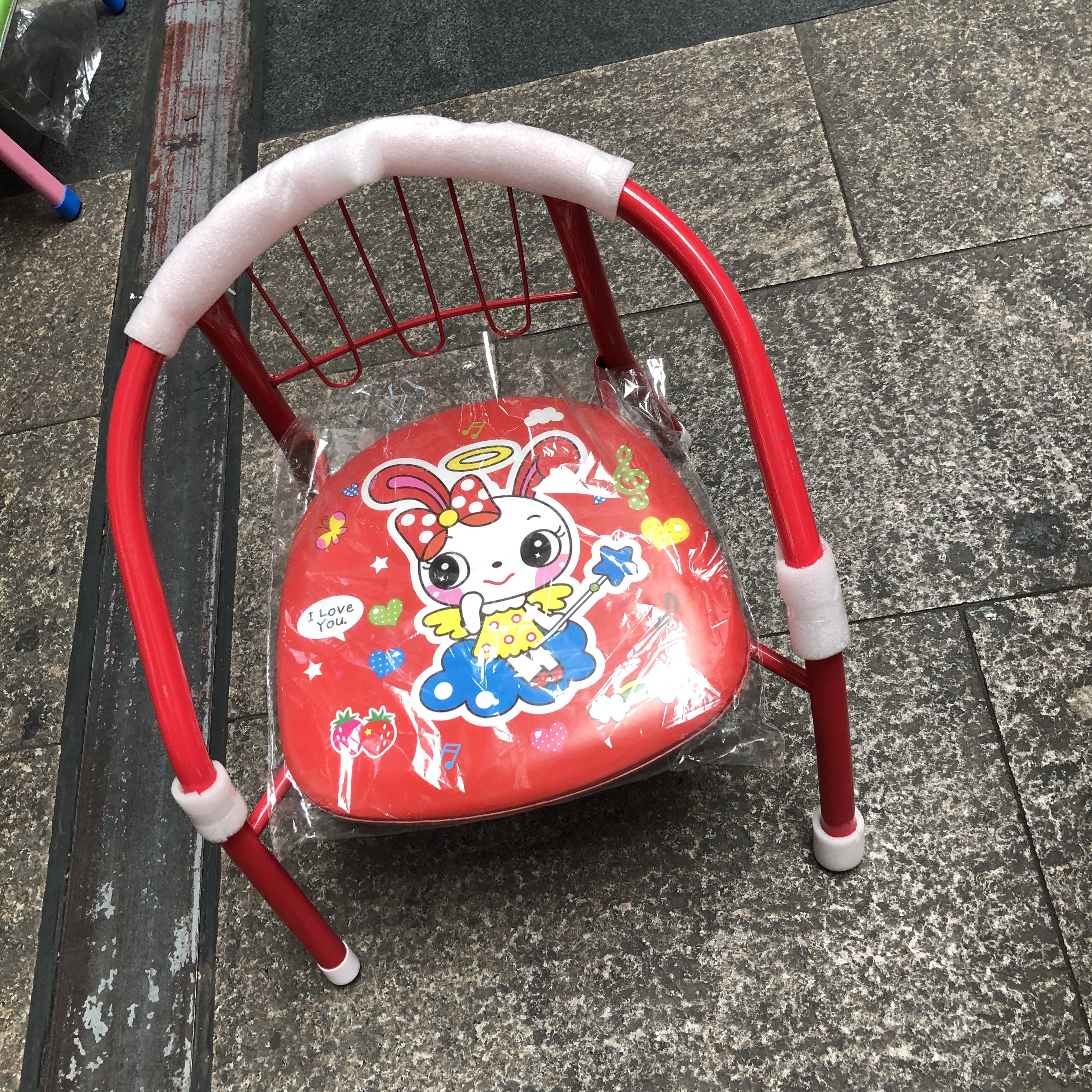 加厚板凳儿童椅子幼儿园靠背椅宝宝坐椅塑料小椅子家用小凳子防滑