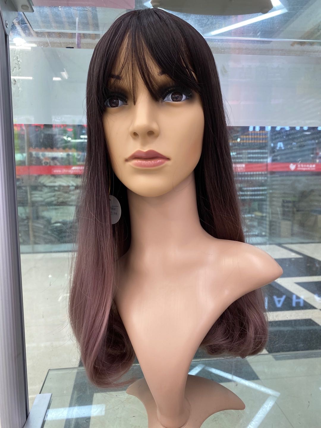 Tanglong matte high-temperature silk rose net dyed wig