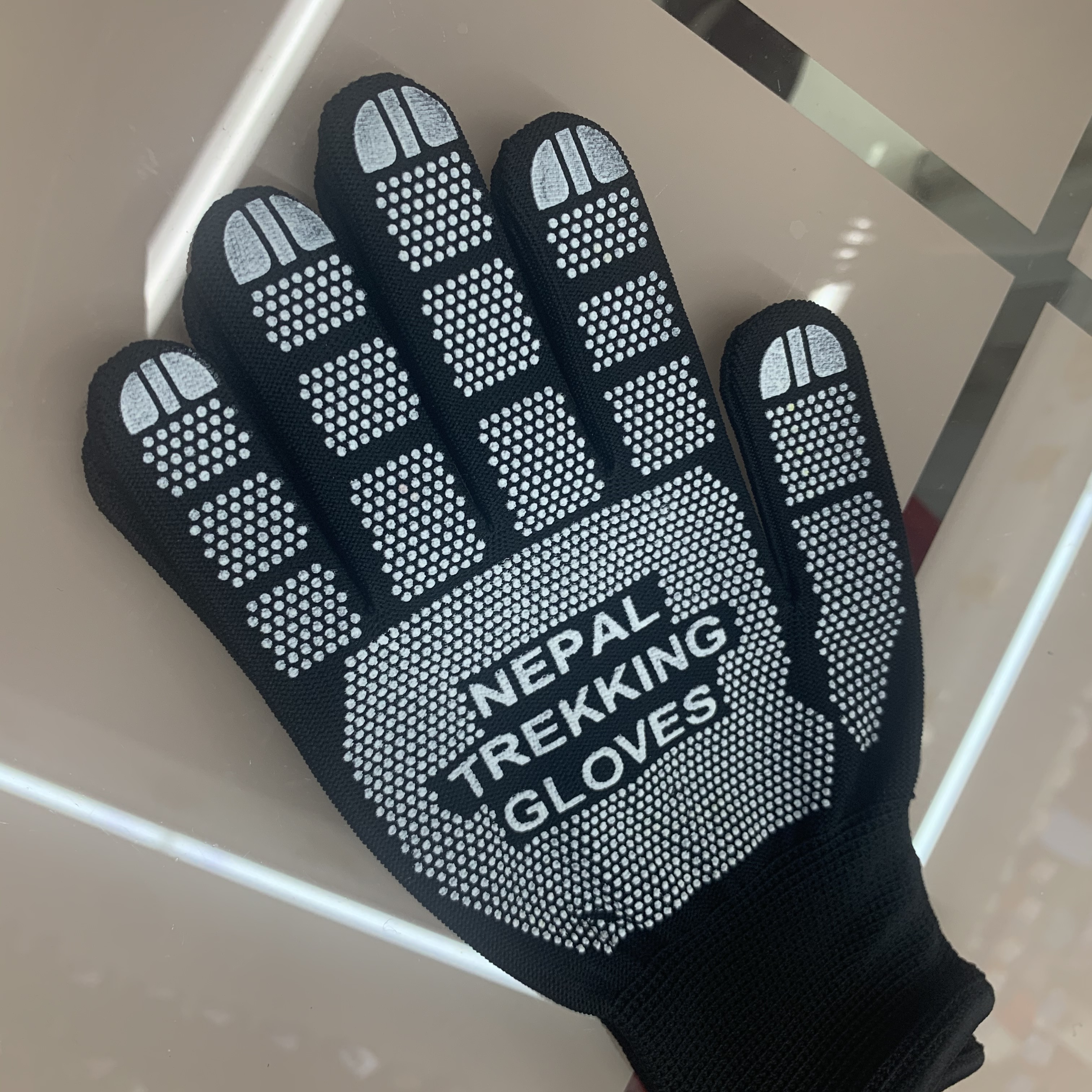 Autumn And Winter With Fleece Thickening Driving Knitted Cotton Wool Line Cold Warm Riding Touch Screen Magic Gloves For Men And Women Gloves details Picture