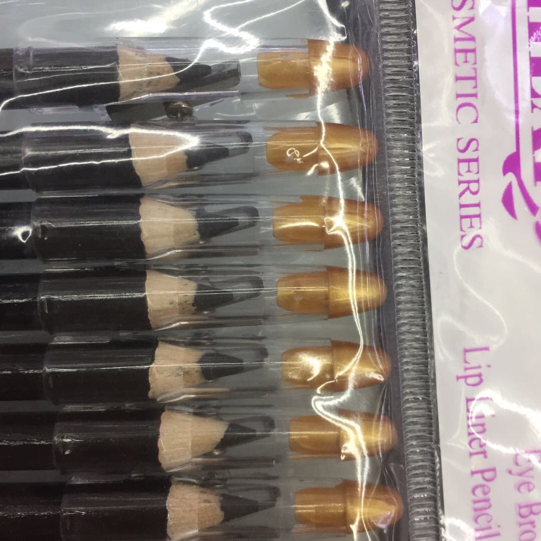 Cross-Border European And American Makeup Double-Headed Pearl Eyeshadow Pencil Eyeliner Dual-Use Makeup Pen Specification drawing