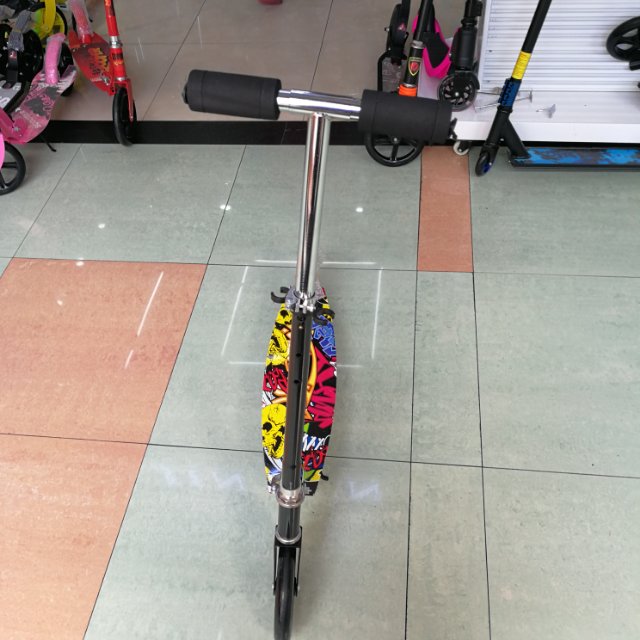 JX-9 all-iron frame painted children's scooter and adult scooter details Picture