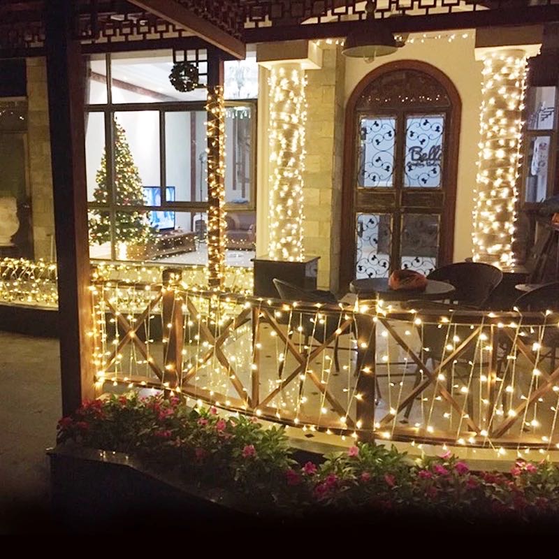 led small color lights, flashing lights, string lights, starry sky, outdoor waterproof decoration, room arrangement, seven-color color-changing star lights Specification image