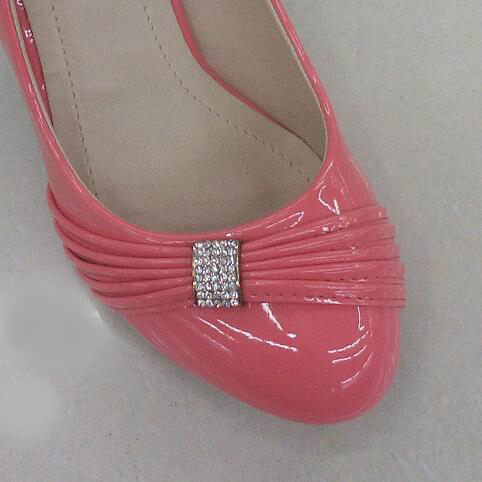 2023 Spring And Autumn New Female Soft Sole Handmade Four Season Shoes Round Head Wedge High Heels Cowhide Patent Leather Pointed Four Season Female Shallow Mouth Single Shoes Specification drawing
