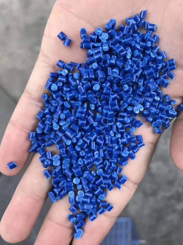 PP propylene recycled material is self-produced and self-sold and can be color-matched details Picture