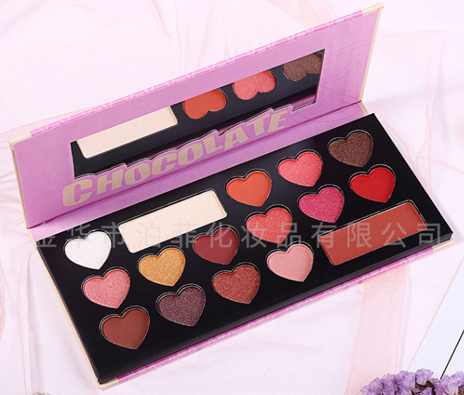 ANYLADY Chocolate Plate Eyeshadow 2-color box A8625 Specification image