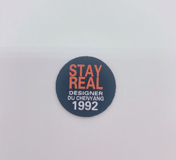 Woven Label Woven Label Soft Collar Tag Embroidery Cloth Label Faux Leather Label details Picture