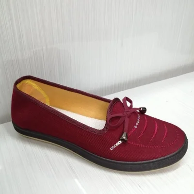 New Cloth Shoes Women Work Field Work Anti-Slip Wear-Resistant Soft Sole Single Shoes Rubber Shoes Tendon Sole Shoes For The Elderly