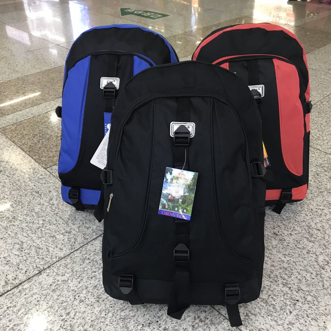 Yiwu quality products: Casual backpacks, travel backpacks, large-capacity Oxford waterproof schoolbags, male and female student bags