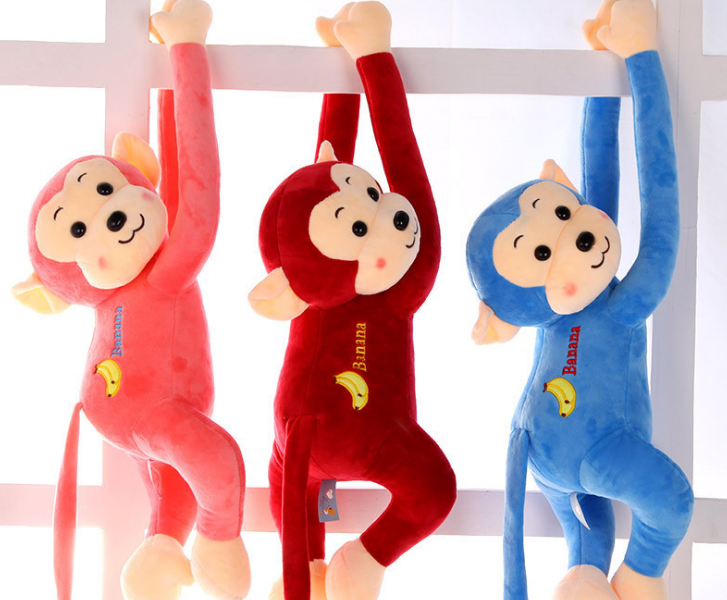 Plush toy monkey doll cute arm monkey doll pillow curtain monkey manufacturer wholesale thumbnail