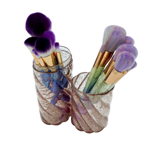 New 7-piece and 10-piece horn brush, threaded brush and mermaid brush Specification image