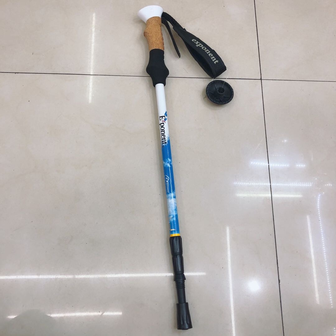 登山杖手杖户外超轻伸缩折叠徒步爬山拐杖拐棍行山拐扙无碳素装备