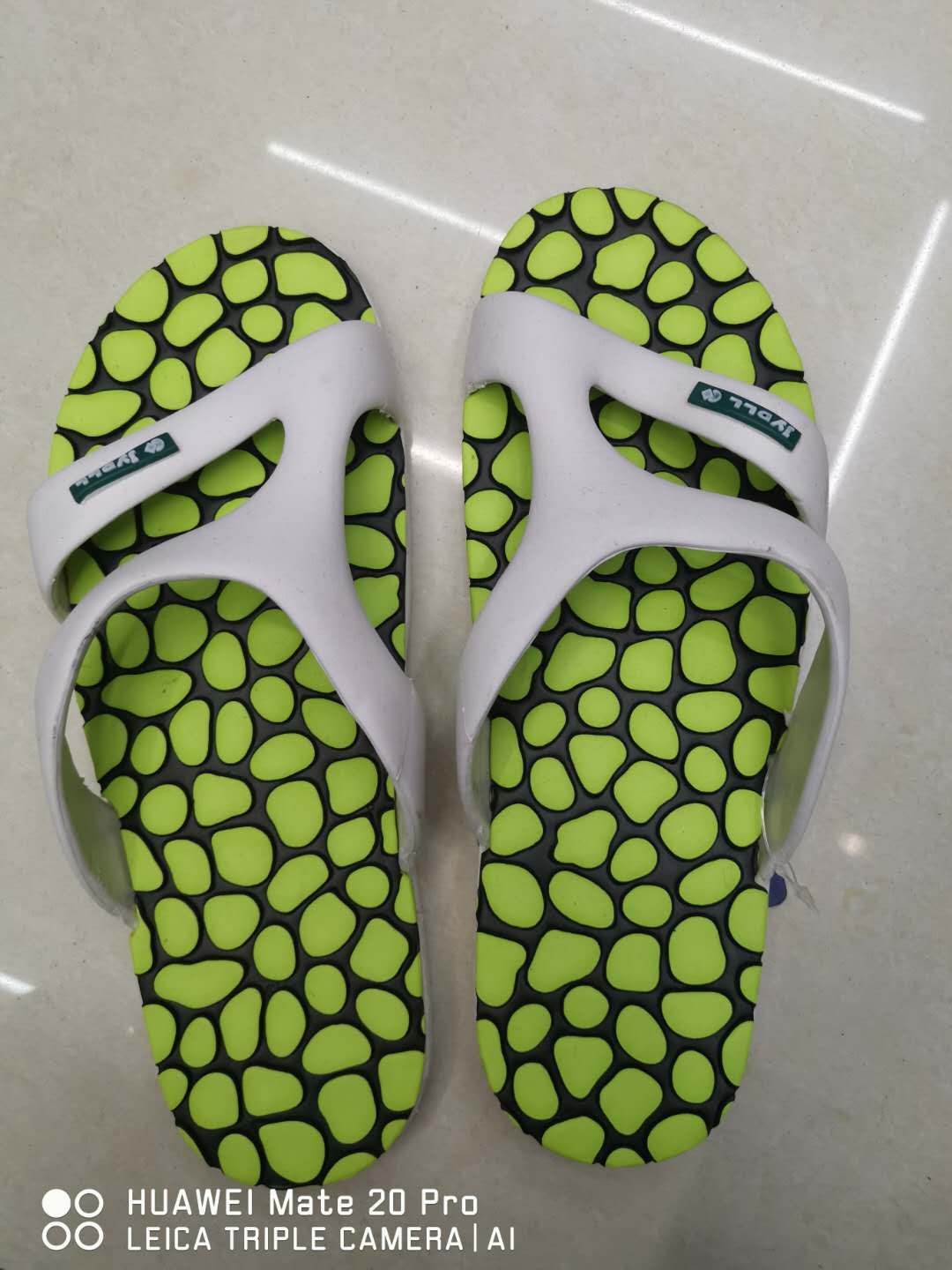 Beach Non-Slip Massage Flip-Flops Specification drawing