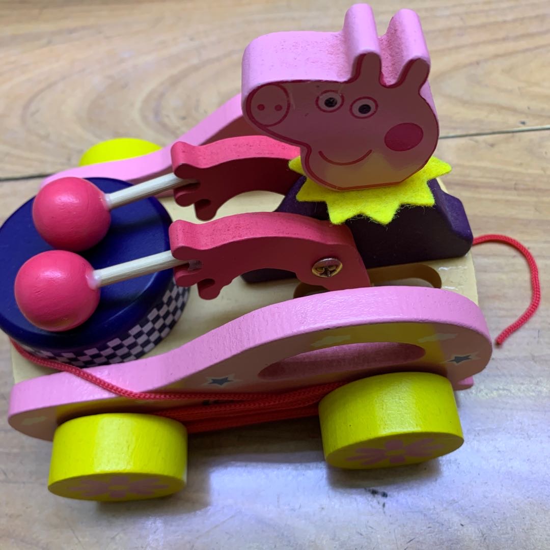 Small color small pull car cute car baby toys thumbnail