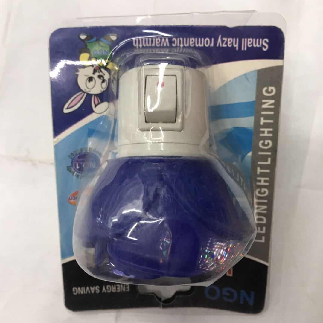 外贸小夜灯插电led遥控节能台灯卧室睡眠婴儿喂奶护眼床头起夜光