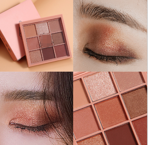 南瓜色/珠光眼/哑光彩/秋冬新款/大地色/9色眼影/彩妆眼影/眼影盘产品图