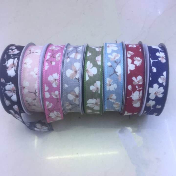 Colorful flower factory direct sales and wholesale of mesh webbing gift boxes and webbing decorations