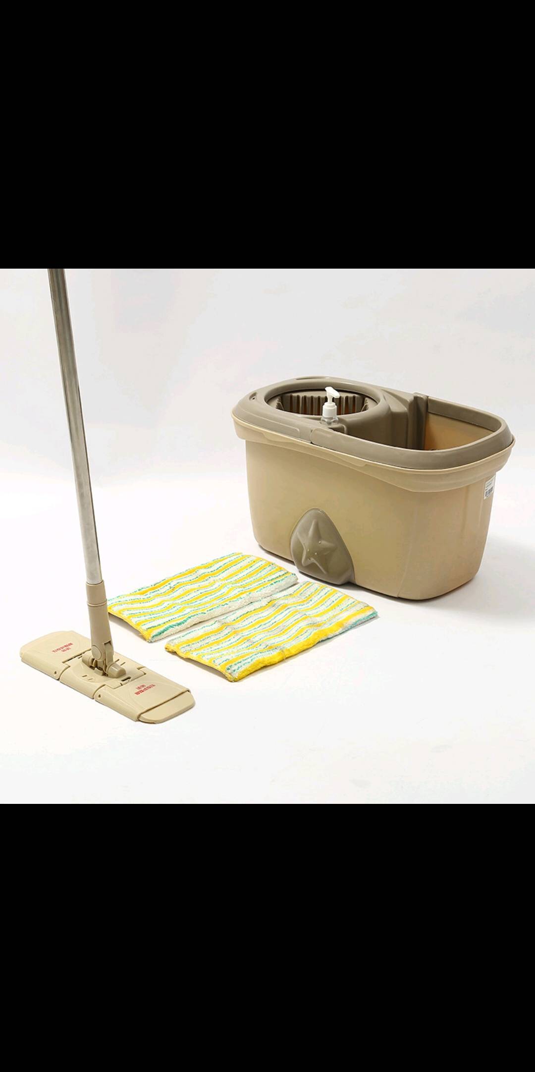 Manufacturer direct No hand wash bucket Double drive mop mop hand pressure automatic mop mop no hand wash mop bucket