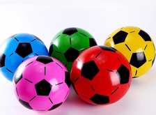 PVC喷足球印足球世界杯足球儿童玩具皮球拍拍球
