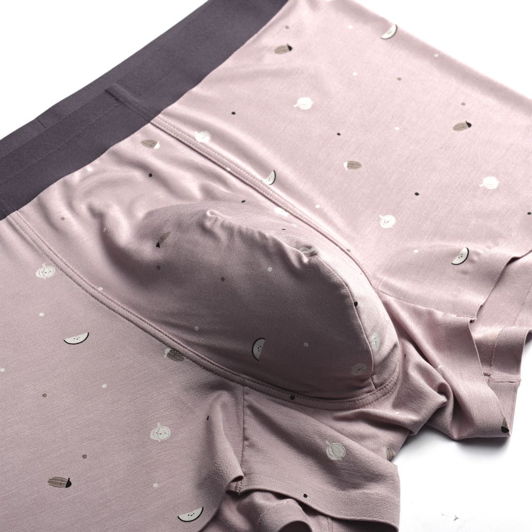 男士内裤2020新款透气无痕莫代尔男士内裤 中腰内裤男产品图