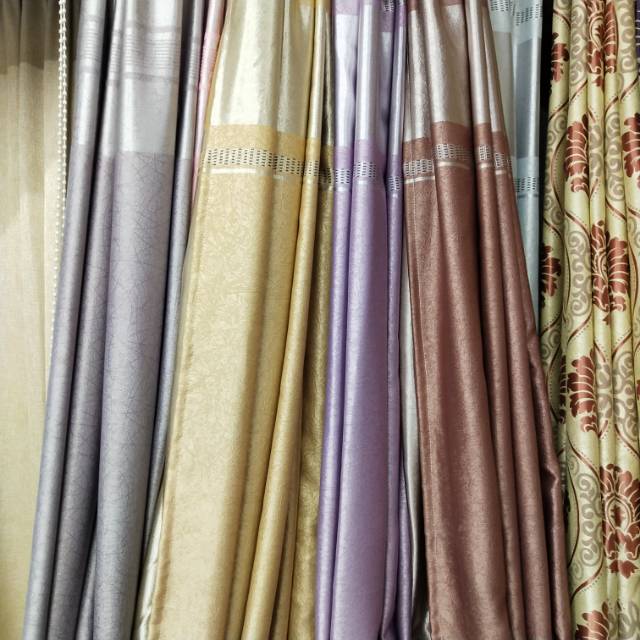 Blackout Cationic Multi-Color Living Room Bedroom Fashion Curtain