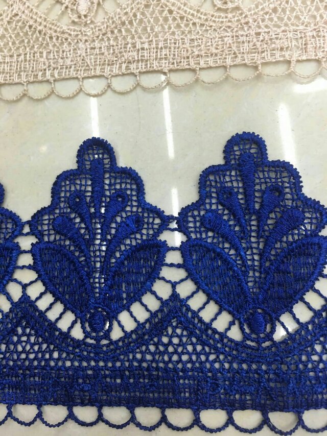 Guangdong embroidery water-soluble lace nylon clothing accessories wholesale lace nylon lace details Picture