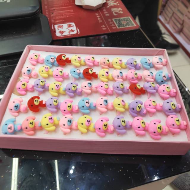 Cartoon Doll Ring Baby Toy Ring Cute Ring details Picture