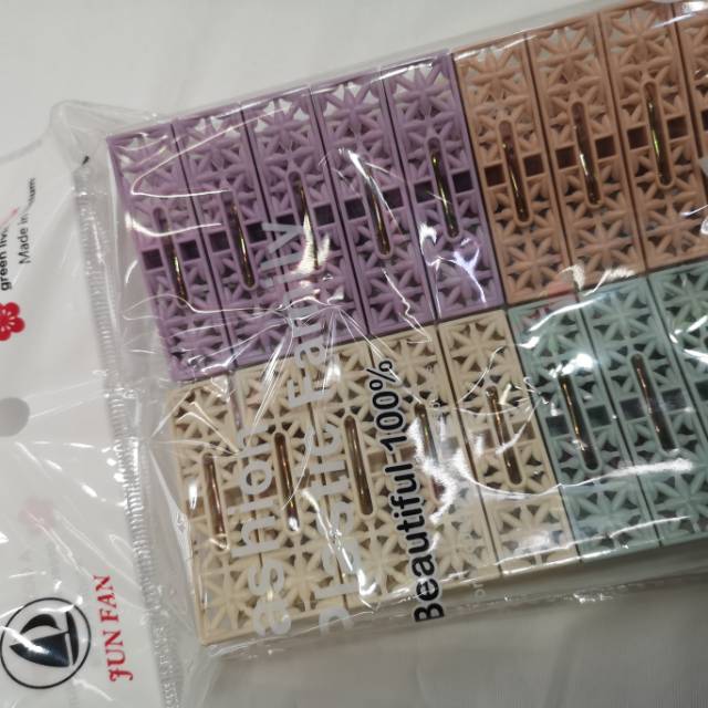 竹夹子/被子夹/竹夹/木制晾衣夹/易拉扣产品图