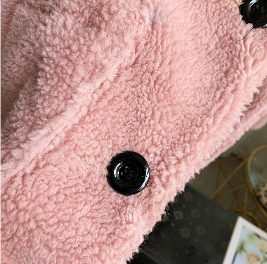 女士时尚潮流百搭保暖仿皮草外套产品图