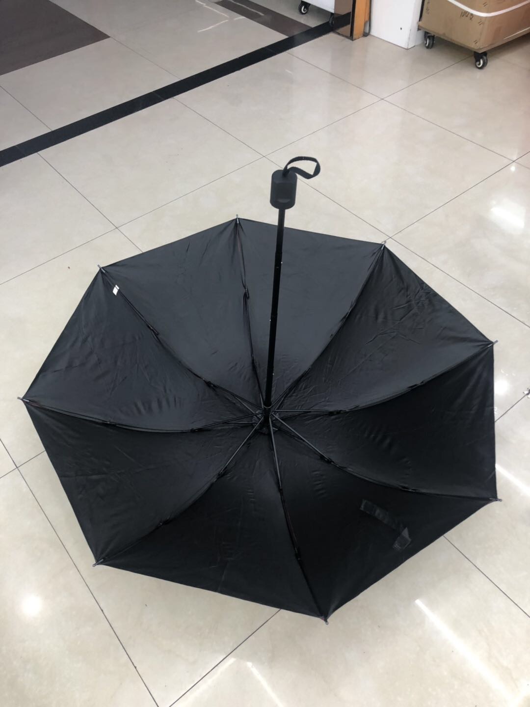 Invisible Lattice Plus Rain And Sunshine Triple Fold Umbrella Specification drawing