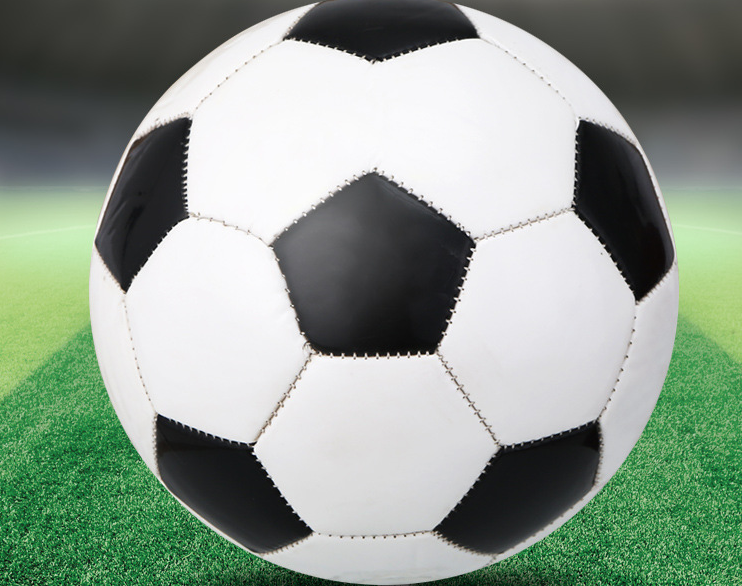 厂家直销儿童足球机缝足球4号5号足球六色可选耐磨足球体育用品