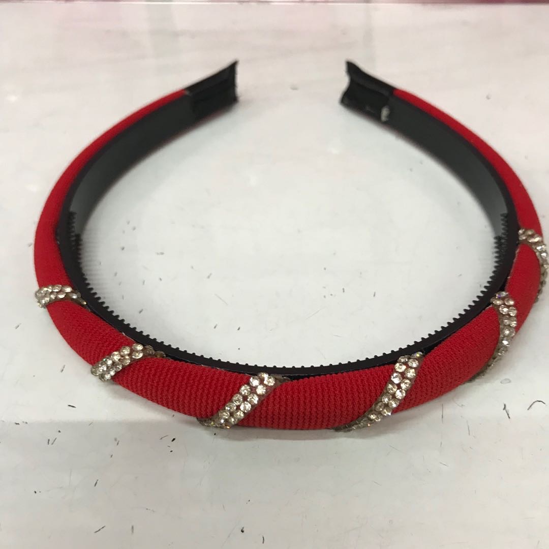 Hair band rhinestone hair accessory, simple and versatile Korean with teeth, anti-slip hair hole, lady's front press hair band, adult hair clip details Picture