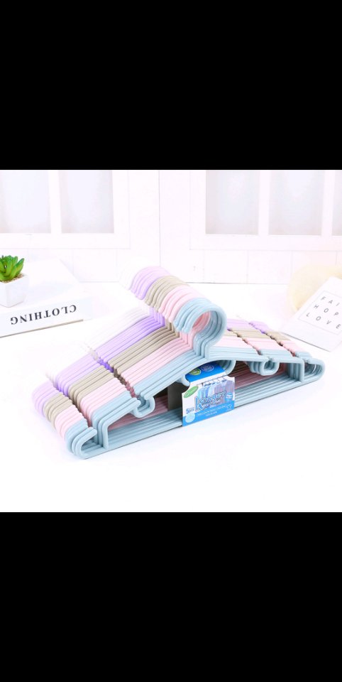 LT-1062衣架家用多功能宽肩多挂钩晾衣架批发塑料衣服架防滑衣架