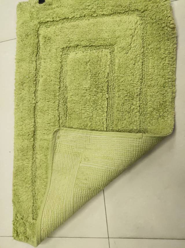 Green Cotton Floor Mat Specification drawing
