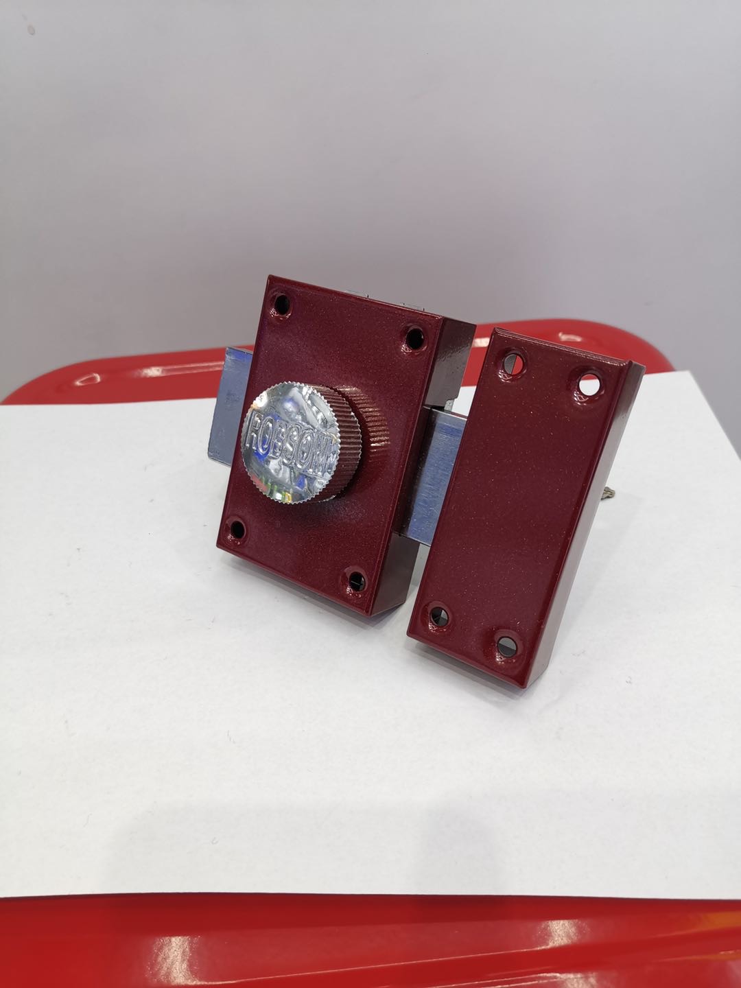 202 Door lock, red lock body, self-use door lock, lock accessories