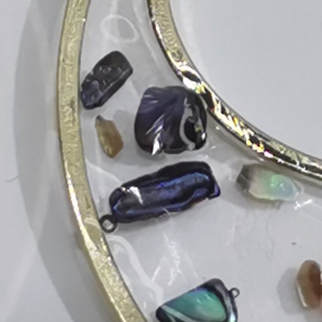 欧美复古优雅镂空水滴水晶耳环波西米亚时尚精致椭圆耳环细节图